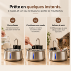 Mise en route de la fontaine Cato en trois étapes
